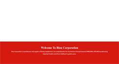 Desktop Screenshot of bioncorporation.com